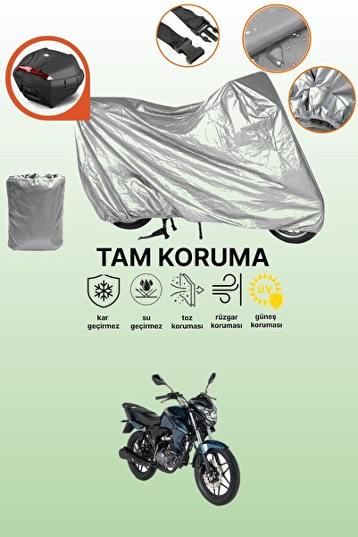 dokaca حقيبة خلفية رمادية متوافقة مع RKS RK100-R، غطاء واقي متوافق مع المحرك ...