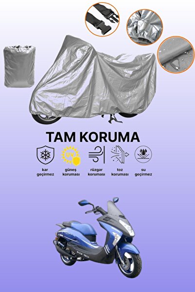 dokaca Gray Mondial 150 Zc Compatible Motorcycle Tarpaulin, Protective Cover,...