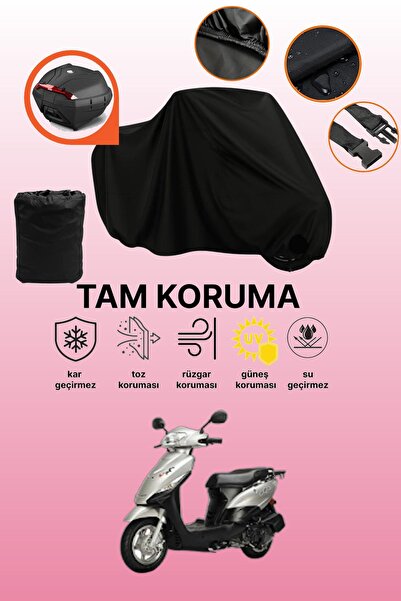 dokaca حقيبة خلفية سوداء متوافقة مع قماش دراجة نارية متوافق مع كوبا كارجو، غط...