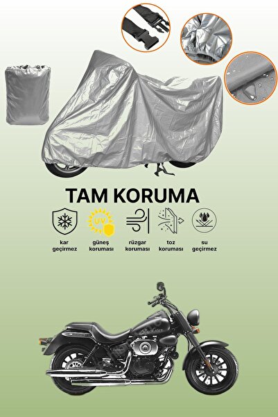 dokaca Gray Rks Blackster 250I Compatible Motorcycle Cover, Protective Cover,...