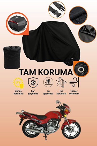 dokaca Black Lock and Tail Bag Compatible Mondial 150 Kn Compatible Motorcycl...