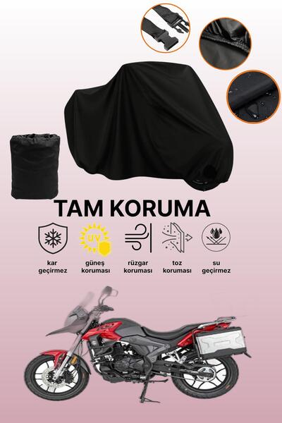 dokaca Black Mondial Rx1 Compatible Motorbike Cover, Protective Cover, Motorc...