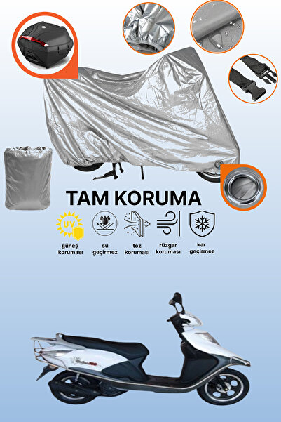 dokaca حقيبة خلفية رمادية اللون ومتوافقة مع قماش دراجة نارية متوافق مع Kuba R...