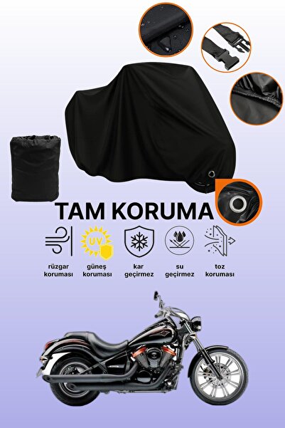 dokaca غطاء دراجة نارية متوافق مع Kawasaki VN 900 Custom Special، غطاء واقي أ...