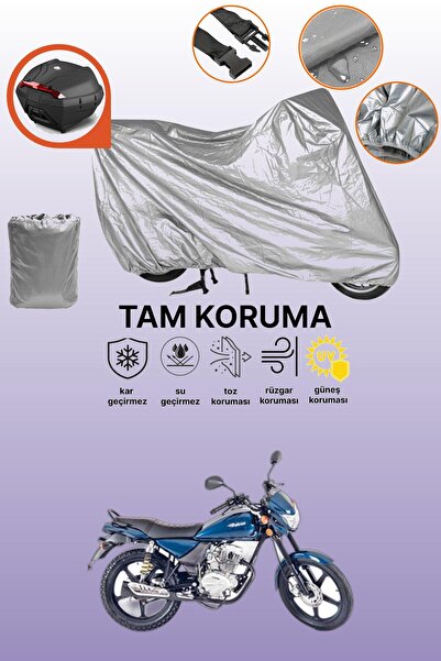 dokaca Gray Rear Bag Compatible Falcon Wolf 180 Compatible Motorcycle Cover, Protective Cover