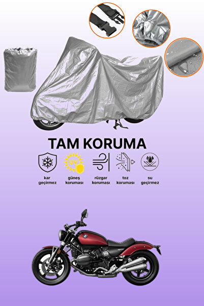 dokaca Gray Bmw R 12 Compatible Motorcycle Cover, Protective Cover, Motor Cover