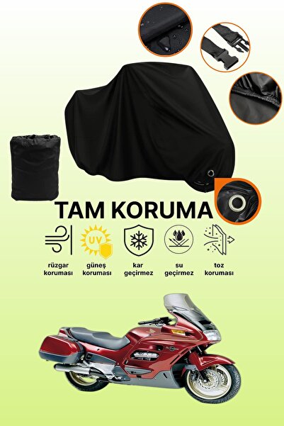 dokaca غطاء دراجة نارية متوافق مع هوندا ST 1100 Pan European من Black Lock، غ...