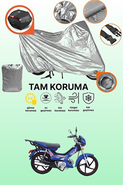 dokaca حقيبة خلفية رمادية اللون ومتوافقة مع قماش دراجة نارية متوافق مع Kuba R...