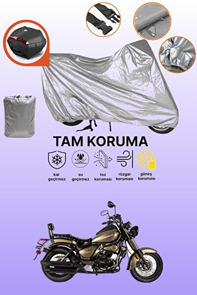 dokaca حقيبة خلفية رمادية متوافقة مع فالكون فريدوم 250، غطاء واقي للدراجة الن...