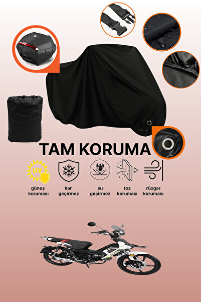 dokaca Black Lock and Tail Bag Compatible Altai Tank S50 Compatible Motorcycl...