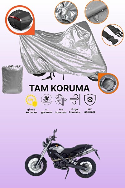 dokaca Gray Lock and Tail Bag Compatible Bmw g 650 X Country Compatible Motor...