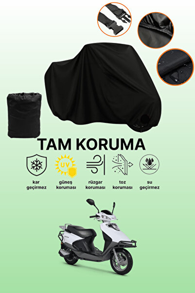dokaca Black Rear Bag and Lock Incompatible Rks Spontini 125 Compatible Motor...