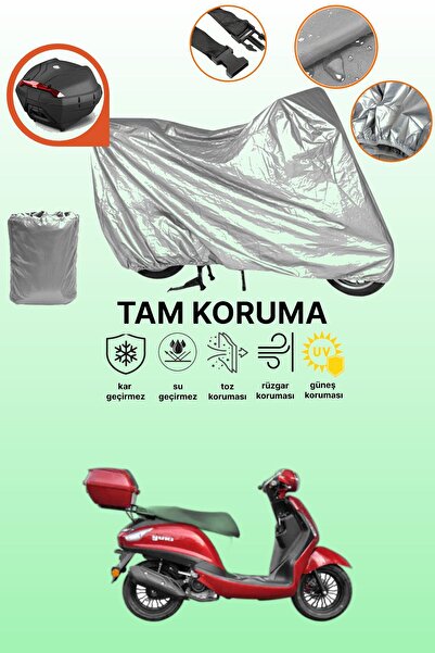 dokaca حقيبة خلفية رمادية متوافقة مع يوكي إنزو 50، غطاء واقي للسيارة