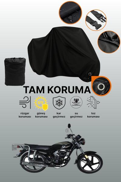 dokaca غطاء دراجة نارية متوافق مع كينج موتور KR-125-7D من بلاك ليكت، غطاء واقي