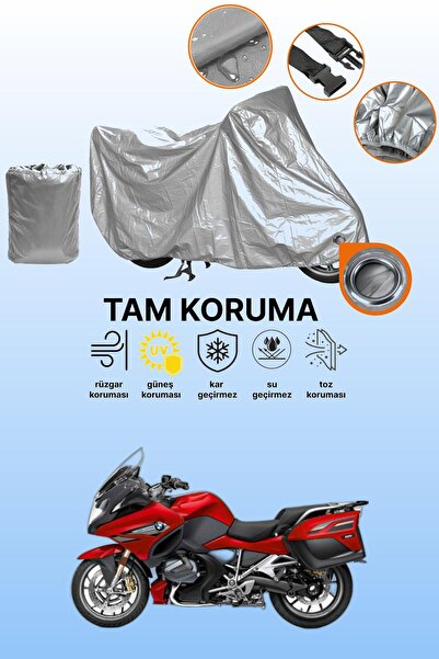 dokaca غطاء محرك متوافق مع BMW R 1250 RT، غطاء واقي متوافق مع اللون الرمادي