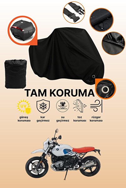 dokaca Black Lock and Tail Bag Compatible Bmw R Nine t Urban G/S Compatible M...