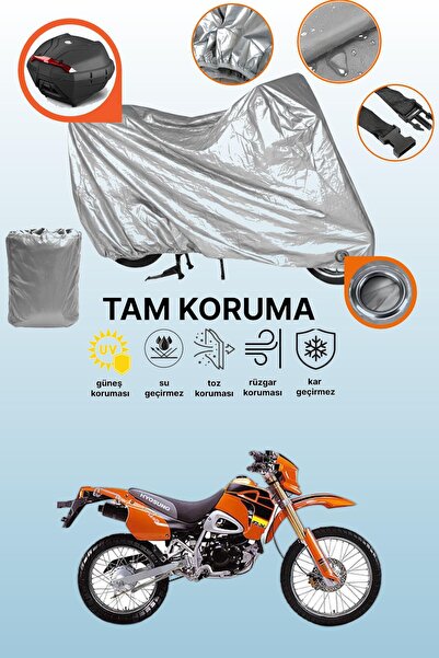 dokaca Gray Lock and Tail Bag Compatible Kanuni Rx 125 Compatible Motorcycle ...