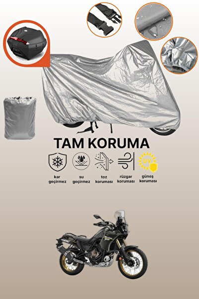 dokaca حقيبة خلفية رمادية متوافقة مع ياماها تينيري 700 اكسبلور متوافقة مع قما...