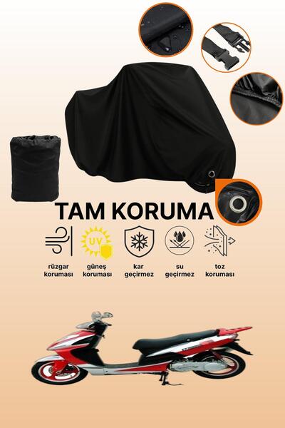 dokaca Black Lock Compatible Mondial 151 R S Compatible Motorcycle Tarpaulin,...