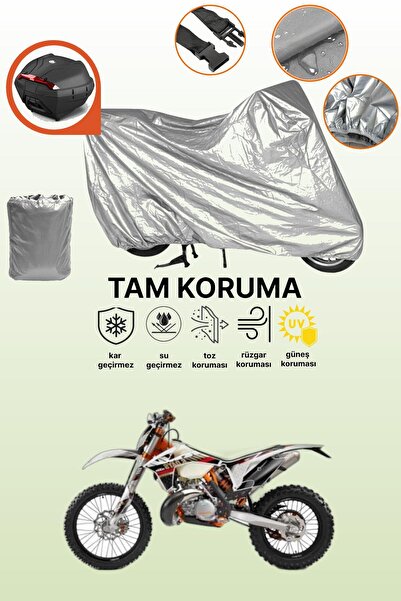 dokaca حقيبة خلفية رمادية متوافقة مع KTM 300 EXC Six Days، غطاء واقي للدراجة ...