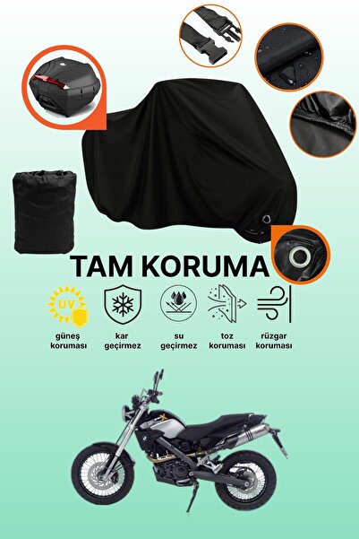 dokaca حقيبة خلفية سوداء متوافقة مع BMW G 650 X، غطاء دراجة نارية متوافق مع م...