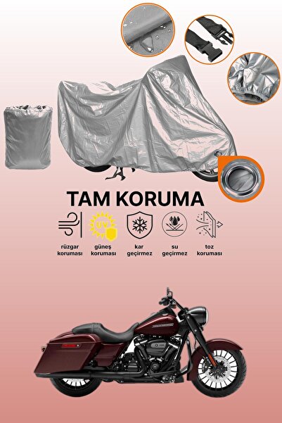 dokaca غطاء محرك متوافق مع هارلي ديفيدسون رود كينج، غطاء واقي متوافق مع العلا...