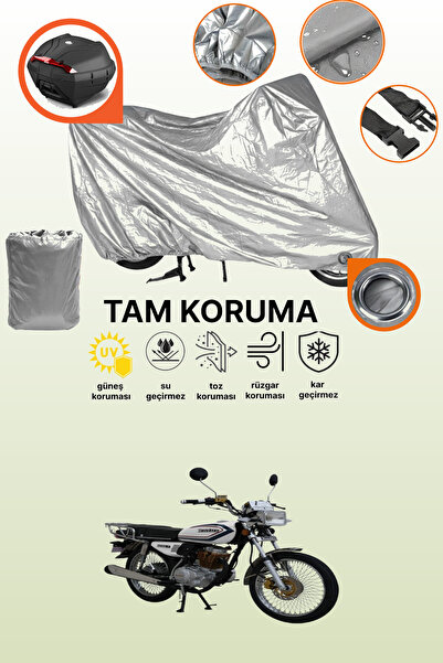 dokaca Gray Lock and Tail Bag Compatible Motolux Mz46 t Compatible Motorcycle...