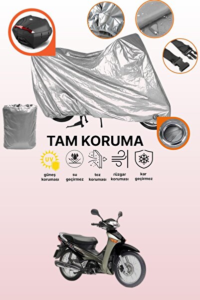 dokaca حقيبة خلفية رمادية اللون ومتوافقة مع قماش الدراجة النارية المتوافق مع ...