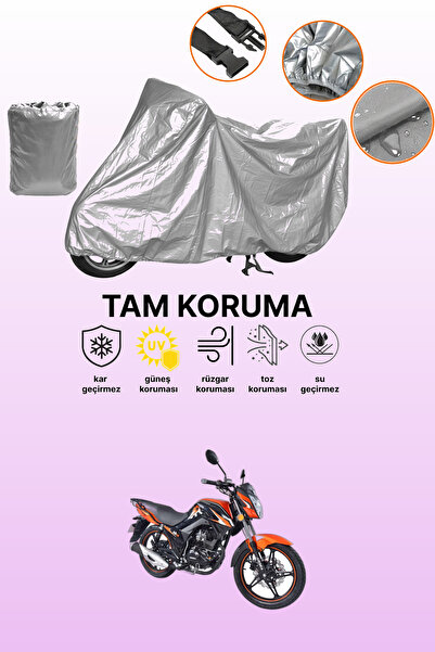 dokaca غطاء دراجة نارية رمادي اللون متوافق مع ماركة Arora AR 06Z 250، غطاء وا...