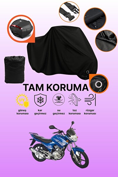 dokaca Black Lock and Tail Bag Compatible Kuba Ruha 125 Compatible Motorcycle...