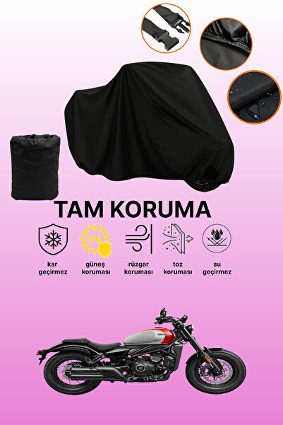 dokaca غطاء محرك أسود متوافق مع CFmoto 450CL-C، غطاء واقي، غطاء للدراجات النارية