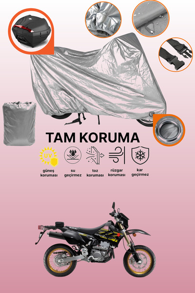 dokaca غطاء دراجة نارية متوافق مع سوزوكي DRZ400 SM، غطاء حماية متوافق مع غطاء...
