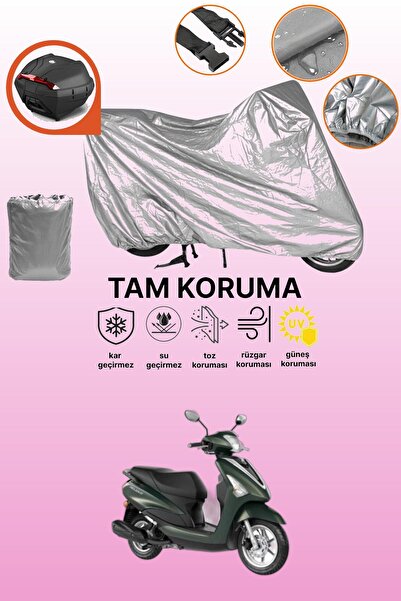 dokaca غطاء محرك متوافق مع ياماها ديلايت متوافق مع الحقيبة الخلفية باللون الر...