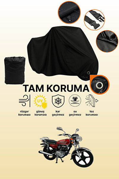 dokaca مظلة دراجة نارية متوافقة مع Mondial 135 UAG متوافقة مع القفل الأسود