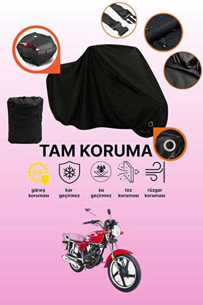 dokaca حقيبة خلفية وقفل أسود متوافقة مع يوكي YK 100-2A أبولو، غطاء دراجة ناري...