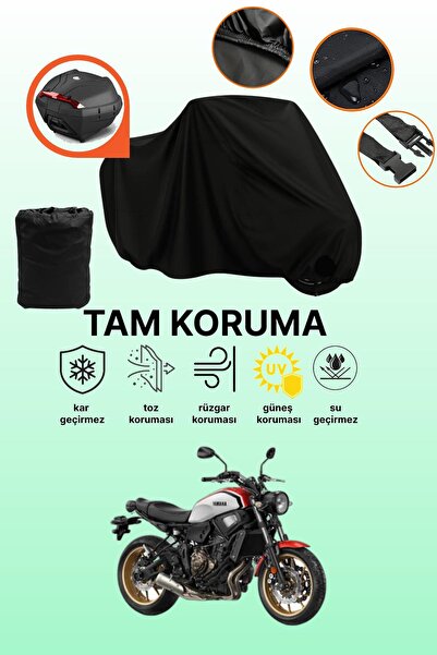 dokaca حقيبة خلفية سوداء متوافقة مع ياماها XSR 700، غطاء دراجة نارية متوافق، ...