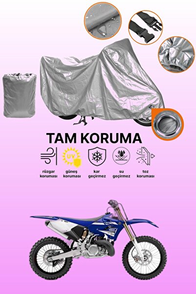 dokaca غطاء محرك متوافق مع ياماها YZ 250 متوافق مع غطاء المحرك باللون الرمادي