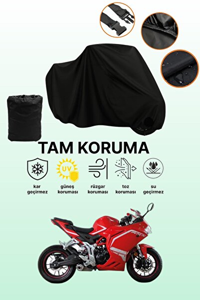 dokaca Black Rks Rnx Compatible Motorbike Cover, Protective Cover, Motorcycle...