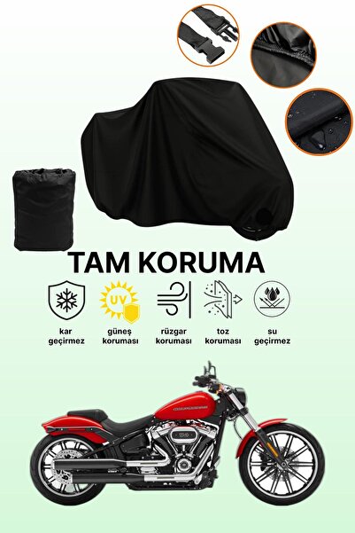 dokaca حقيبة خلفية سوداء وقفل غير متوافقة مع قماش دراجة نارية متوافق مع هارلي...