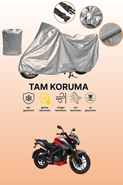 dokaca Grey Bajaj Pulsar Ns 200 Abs Compatible Motorcycle Cover, Protective C...