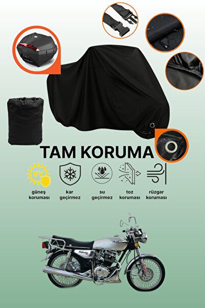 dokaca غطاء دراجة نارية متوافق مع كوبا فيلينتا 100، غطاء واقي أسود متوافق مع ...