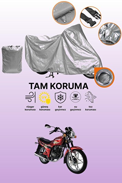 dokaca Gray Lock Compatible Kanuni Seyhan 125 Compatible Motorcycle Cover, Pr...