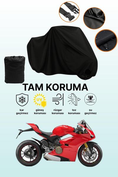 dokaca غطاء محرك متوافق مع دراجة دوكاتي بانيجالي V4 S باللون الأسود، غطاء واق...