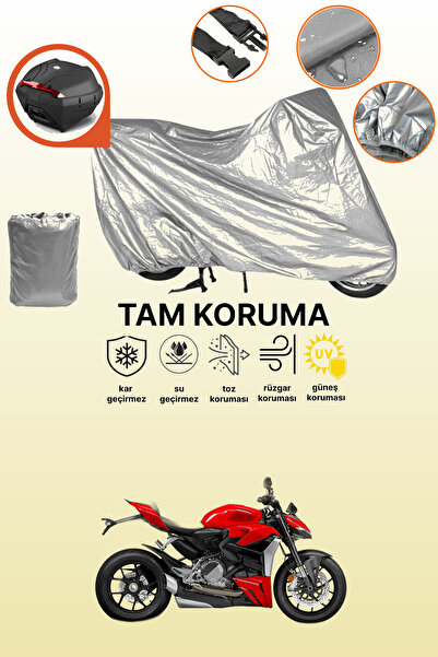 dokaca Gray Tail Bag Compatible Ducati Streetfighter V2 Compatible Motorcycle...