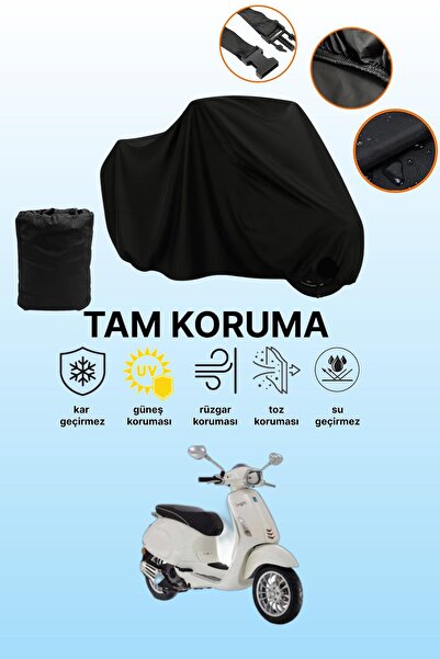 dokaca غطاء محرك متوافق مع فيسبا سبرينت إس 50 باللون الأسود، غطاء واقي، غطاء ...