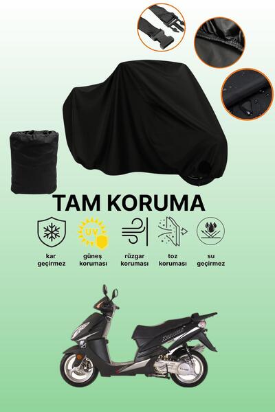 dokaca غطاء محرك متوافق مع Black Kanuni Rokko 150، غطاء واقي، غطاء دراجة نارية