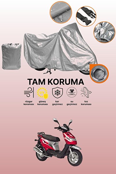 dokaca Gray Lock Compatible Kanuni Popcorn 90 Compatible Motor Tarpaulin, Pro...