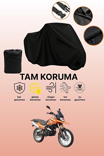 dokaca حقيبة خلفية سوداء متوافقة مع غطاء دراجة نارية متوافق مع كاديرا KD-250G...