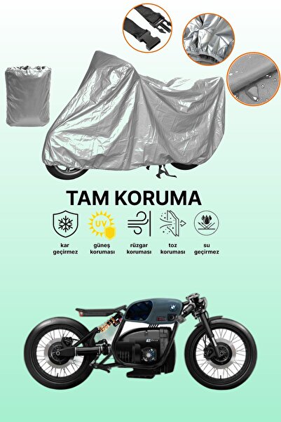 dokaca Gray Bmw R 80 Compatible Motorcycle Cover, Protective Cover, Motor Cover