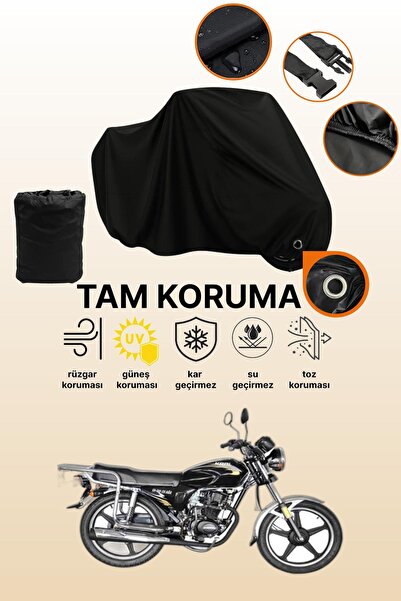 dokaca غطاء دراجة نارية متوافق مع كينج موتور KR-100-2A من بلاك ليكت، غطاء واقي